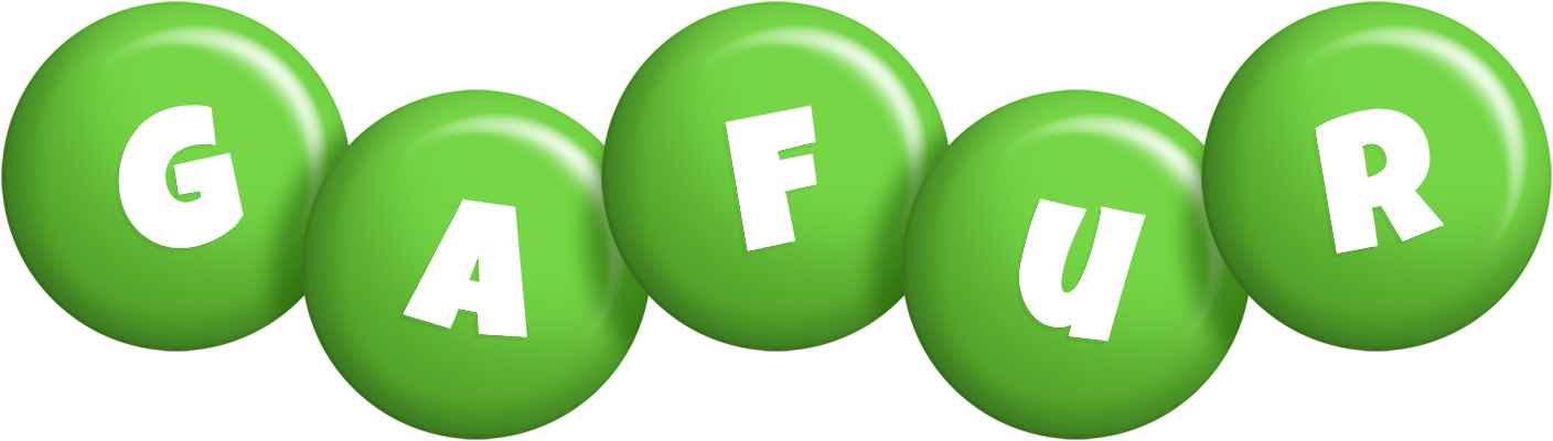 Gafur candy-green logo