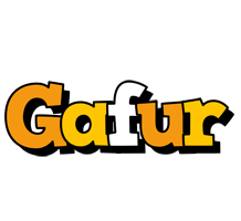 Gafur cartoon logo