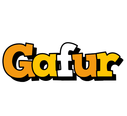 Gafur cartoon logo