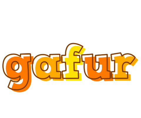Gafur desert logo