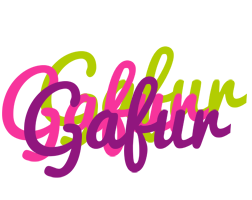 Gafur flowers logo