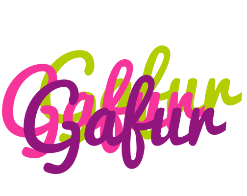 Gafur flowers logo