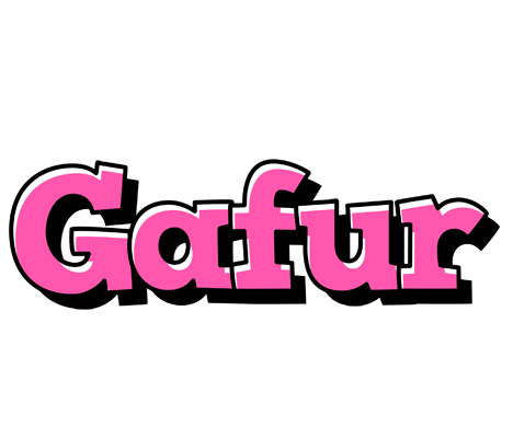 Gafur girlish logo