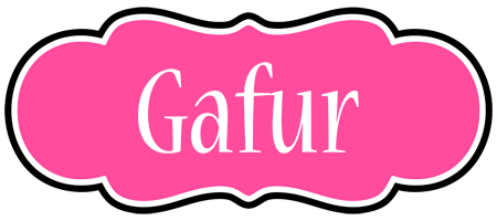 Gafur invitation logo
