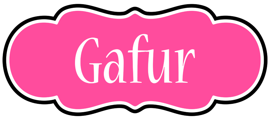 Gafur invitation logo