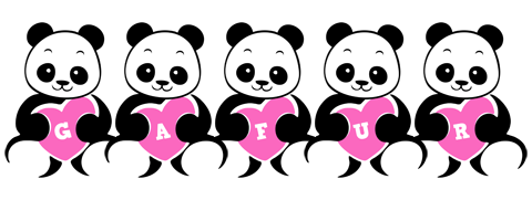 Gafur love-panda logo