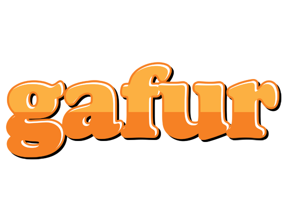 Gafur orange logo