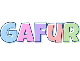 Gafur pastel logo