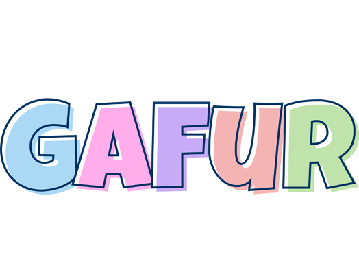 Gafur pastel logo