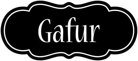 Gafur welcome logo
