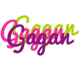 Gagan flowers logo