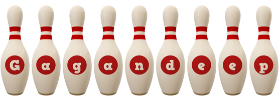 Gagandeep bowling-pin logo