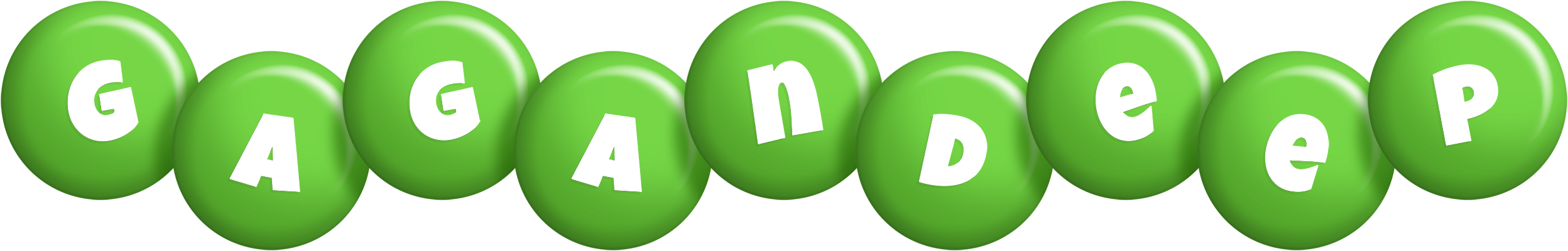 Gagandeep candy-green logo