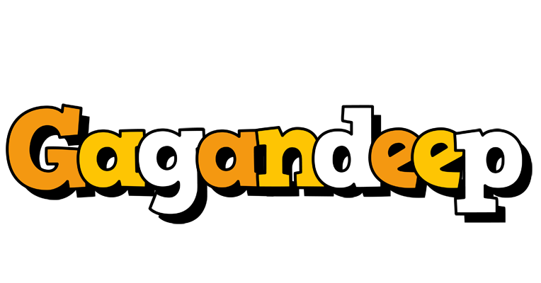 Gagandeep cartoon logo