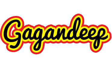 Gagandeep flaming logo