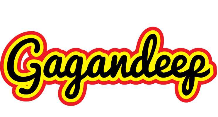 Gagandeep flaming logo
