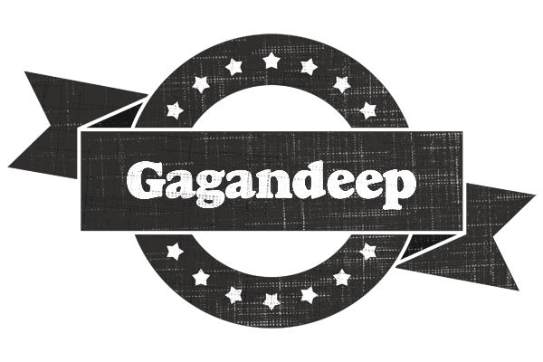 Gagandeep grunge logo