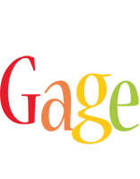 Gage birthday logo