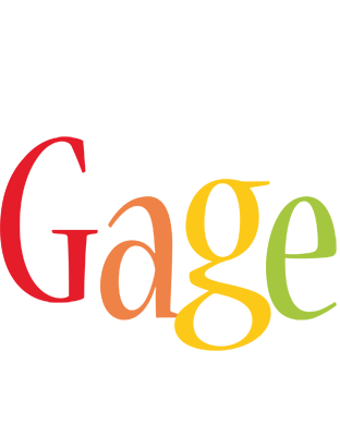 Gage birthday logo