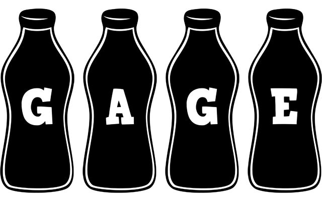 Gage bottle logo