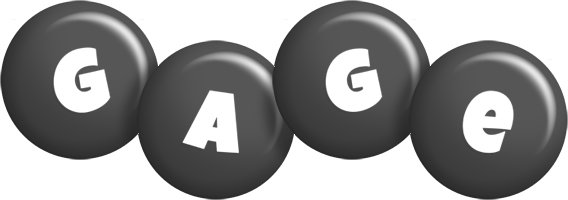 Gage candy-black logo