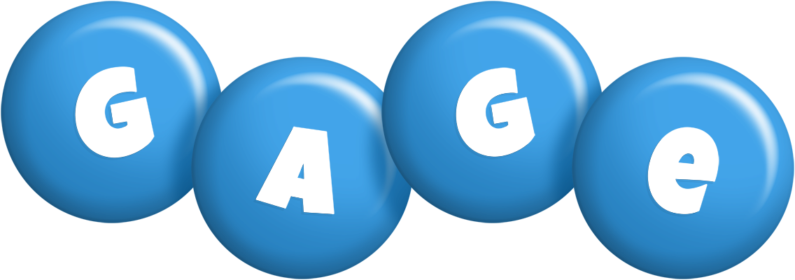 Gage candy-blue logo