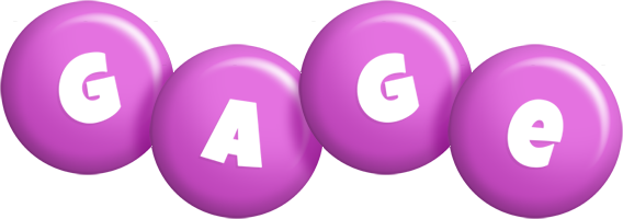Gage candy-purple logo