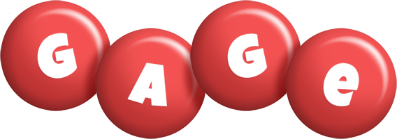 Gage candy-red logo