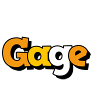 Gage cartoon logo