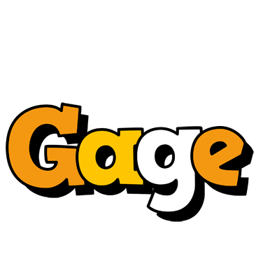 Gage cartoon logo