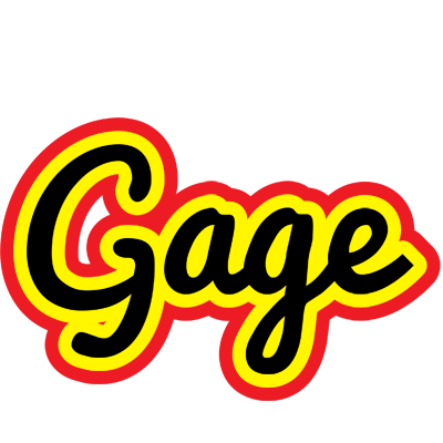 Gage flaming logo