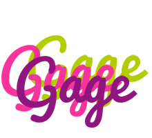 Gage flowers logo