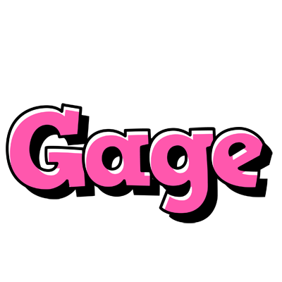 Gage girlish logo