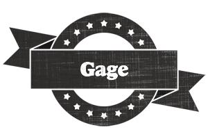 Gage grunge logo
