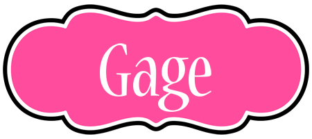 Gage invitation logo