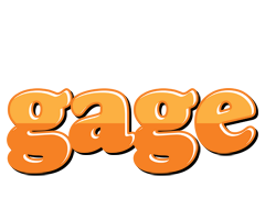 Gage orange logo