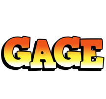 Gage sunset logo