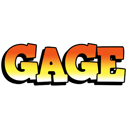 Gage sunset logo