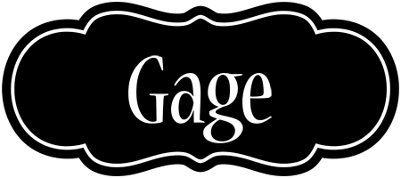 Gage welcome logo