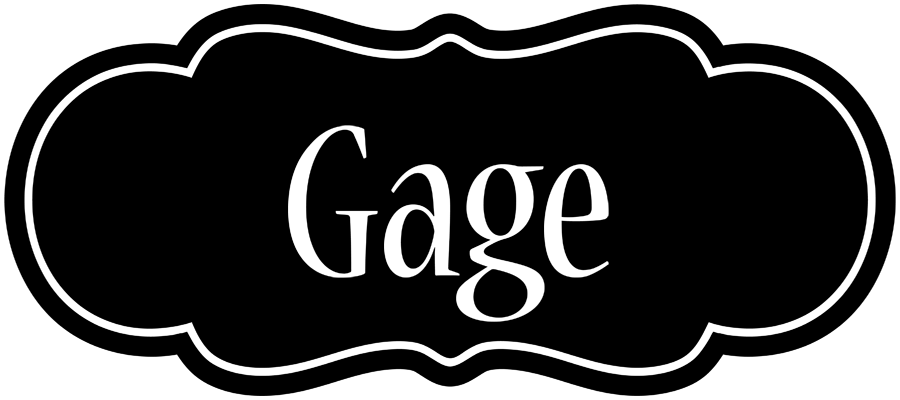 Gage welcome logo