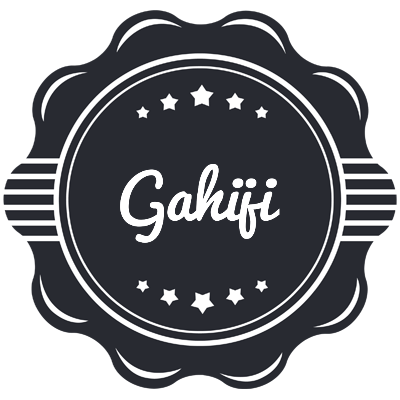 Gahiji badge logo