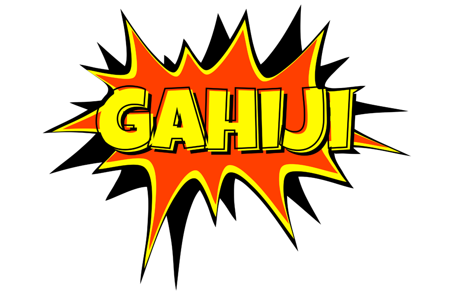 Gahiji bazinga logo