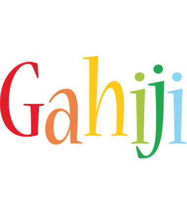 Gahiji birthday logo