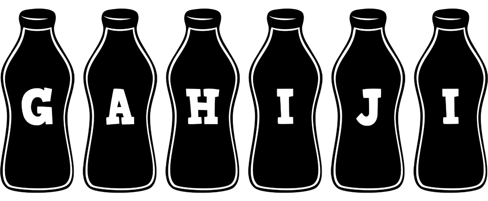 Gahiji bottle logo
