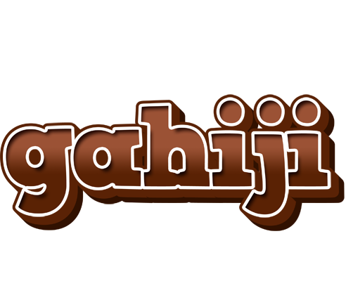 Gahiji brownie logo