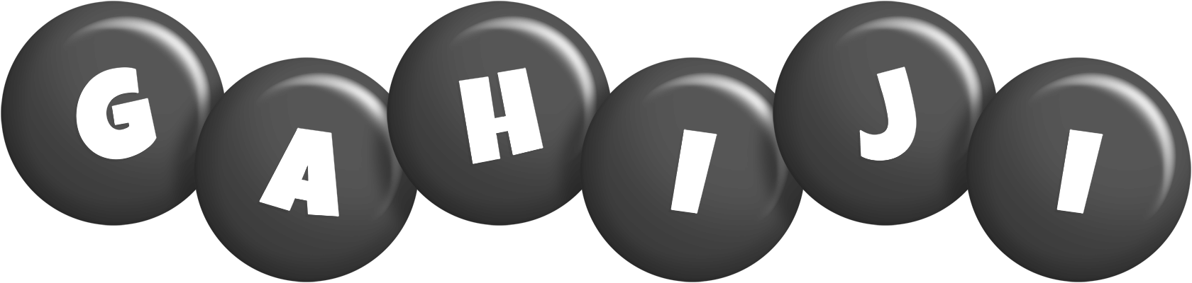 Gahiji candy-black logo
