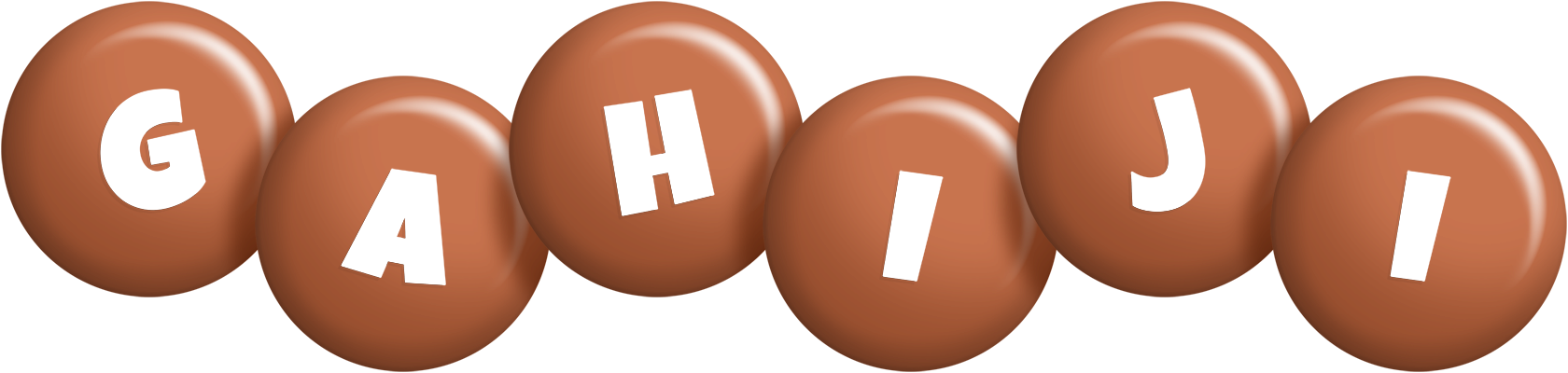 Gahiji candy-brown logo