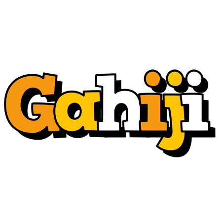 Gahiji cartoon logo