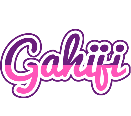 Gahiji cheerful logo
