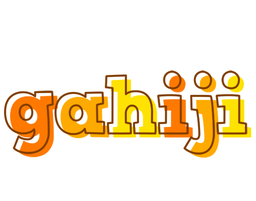 Gahiji desert logo